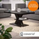 Salongbord Detroit 90x60x45cm - sort