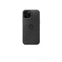 Peak Design iPhone 14 Plus Stoffdeksel med SlimLink Brakett og Finger Loop - MagSafe Kompatibel - Charcoal