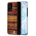 Pinwuyo Huawei P40 Pro Pinwuyo Wood Grain Style Deksel - Svart
