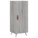 vidaXL Skjenk grå sonoma 34,5x34x90 cm konstruert tre