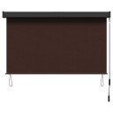 vidaXL Rullegardin Brun 160 x 250 cm Stoff og Aluminium