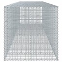 Gabionkurv med deksel 550x100x100 cm galvanisert jern