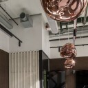 Melt LED hengelampe Ø 50 cm kobber plast   Tom Dixon   Soverom   Design   Med en lyskilde