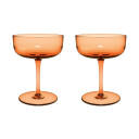 Villeroy & Boch Like champagneglass coupe 10 cl 2-pakning Apricot