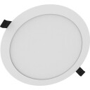 V Tac Downlight Slim Alu Armatur D205 V 19W/14,3W/9,5W 1900Lm/1430Lm/950Lm 3000K/4000K Ms Ip44 Hvit 4099854441844