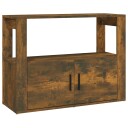 vidaXL Skjenk røkt eik 80x30x60 cm konstruert tre