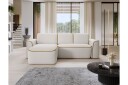Ume 4 seter Sofa med Sjeselong   Hvit