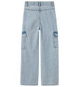 name it Nkfrose Hw Wide Cargo Jeans 6190-Bs Noos Blue 128