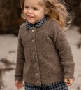 Fliink Cardigan   Ull/Nylon   Star   Karaffel   Fliink   86   Cardigan   Brun
