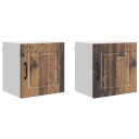  Kjøkkenskap 2 pcs Gammelt tre 40 x 31 x 40 cm Konstruert tre