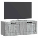 Vegghengt TV skap Grå sonoma 78,5 x 31 x 30 cm Konstruert tre