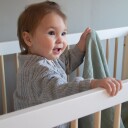 NG Baby Påslakan Vagga Muslin Brown