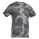 Husqvarna T-Shirt Kort Arm Stålgrå - Skogsmönstrad Kamoflage Xs