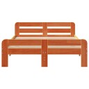  Sengeramme uten madrass voksbrun 120x200 cm heltre furu 8721158371041