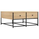  Salongbord sonoma eik 80x80x40 cm konstruert tre 8721012125162