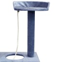 Vidaxl Kloretre Med Klorestenger Sisal 150 cm Mørkeblå