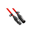 Røde Premium XLR Kabel 3m Rød - XLR-M til XLR-F