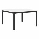  Kaffebord Hvit 80 x 80 x 45 cm Massiv furu