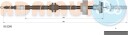 ADRIAUTO 05.0268 Tautrekk håndbremse