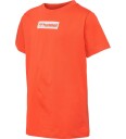 Hummel T-skjorte - HmlFlow - Cherry Tomat - Hummel - 8 år (128) - T-skjorte Oransje Rød
