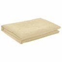 vidaXL Bordduk Oval Kremhvit 130 x 220 cm