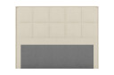 Rutet Sengegavl Choice 180 cm   Beige