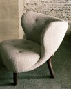 &Tradition &Tradition Little Petra VB1 Lenestol Karakorum 003/ Valnøtt inkl. ATD1 Poff