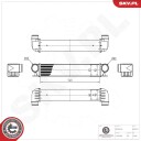 ESEN SKV 98SKV139 Intercooler