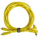 UDG Gear Lydkabel 2x Rca - 2x Vinkel Rca Yellow 3m