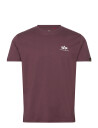 Alpha Industries Basic T Shirt Sl   Burgundy   M