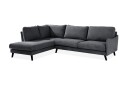 Trend Lyx Sjeselongsofa Venstre   Mørkegrå