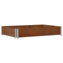 vidaXL Pallekarmer brun 120x80 cm heltre furu