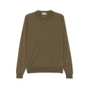 John Smedley Herre Topper Grønn L,