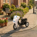 Dantoy Police Scooter with Rubberwheels 3333