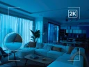 Philips Hue Secure 2K skrivebordsovervåkningskamera svart