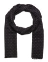 Amanda Christensen Double Face Scarf - Black - ONE SIZE