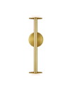 Visual Comfort Nodes Double Sconce Brass