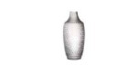 Leonardo Poesia Flaske-formet Vase Glass Grå Bord Innendørs 300 mm