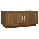 vidaXL Salongbord brun eik 102x50x45 cm konstruert tre
