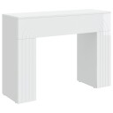 vidaXL Kaffebord Høgglans hvit 102 x 35 x 75 cm Konstruert tre