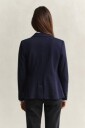 Gant Slim fit piqué blazer EVENING BLUE 40