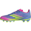 Adidas F50 League MG Q2 25 fotballsko gress og kunstgress junior Blue 36 2/3