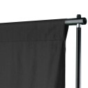 vidaXL Bakgrunnssystem 500 x 300 cm svart