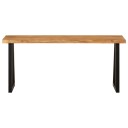  Benk med naturlig kant 105 cm heltre akasie 8721012364790