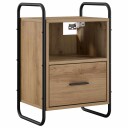 vidaXL Hengende Sengestativ 2 stk. Artisan eik 40 x 30 x 60 cm