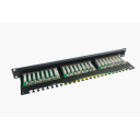 MicroConnect 19" Koblingspanel Cat 6 FTP med 24 Porter - Svart