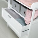 Roba Hamburg Stellekommode inkl. Adapter White
