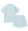 LIEWOOD Y/D Stripe Pure Sky / Creme De La Creme Leona Stripe Sett 110