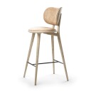 Mater Barstol m/rygg Natural Eik H:69