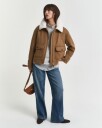 Gant Flyjakke i ullblanding ROASTED WALNUT XL
